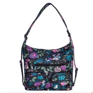 Lug Zipliner Bloom Black Bag